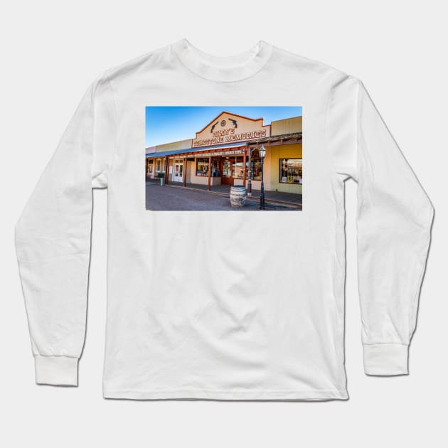 Allen Street in Tombstone, Arizona Long Sleeve T-Shirt by Gestalt Imagery